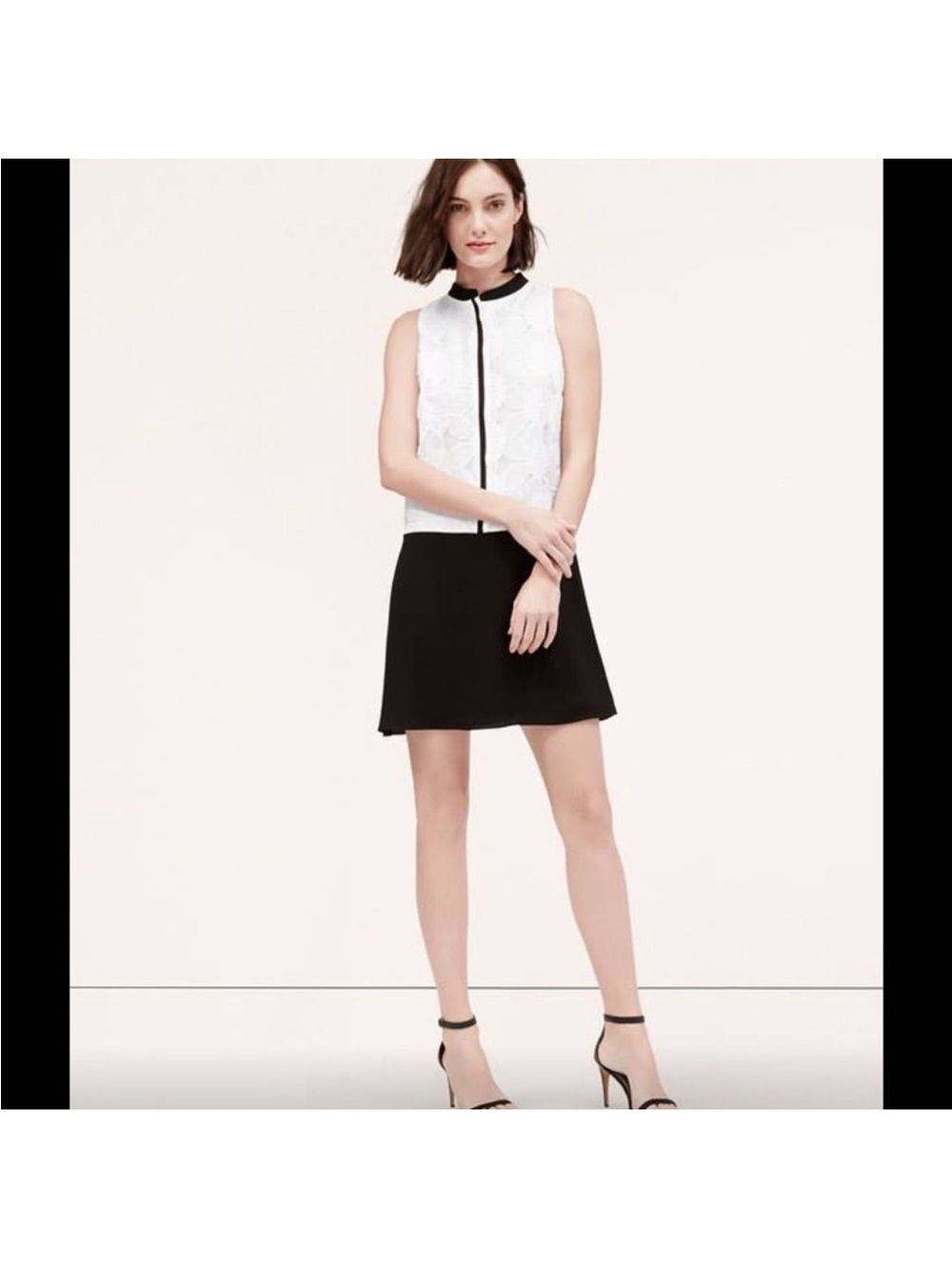 Loft Black A-Line Skirt - Classic Mini size small